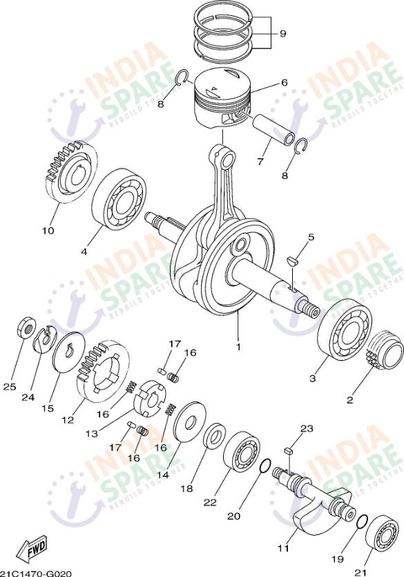 CRANKSHAFT & PISTON